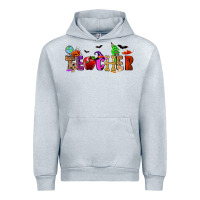 Heather Grey Halloween Teacher Urban Hoodie - RanaPortraitStore
