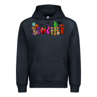 Navy Halloween Teacher Urban Hoodie - RanaPortraitStore