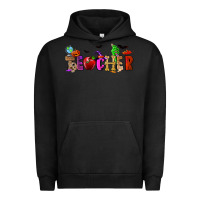 Pigment Black Halloween Teacher Urban Hoodie - RanaPortraitStore