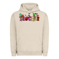 Pigment French Oak Halloween Teacher Urban Hoodie - RanaPortraitStore