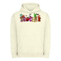 Pigment Pistachio Halloween Teacher Urban Hoodie - RanaPortraitStore