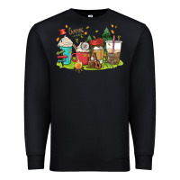 Black camp coffee drink Premium Sweatshirt - MaliasSmallBusiness