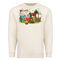 Sandshell camp coffee drink Premium Sweatshirt - MaliasSmallBusiness