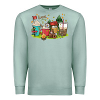 Seafoam camp coffee drink Premium Sweatshirt - MaliasSmallBusiness