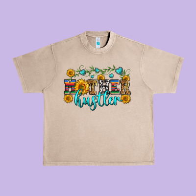 Mother Hustler Urban Heavy Tee Designed By Zillion Design Studio