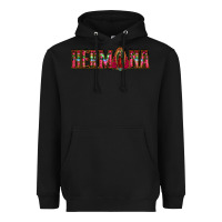 Black hermana floral aztec leopard Heavyweight Hoodie - Jasminsmagicworld