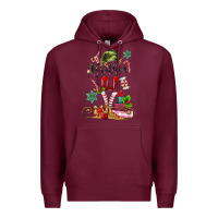 Burgundy brother elf Premium Hoodie - MaliasSmallBusiness
