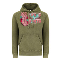 Vintage Olive life is better in the boots Vintage Hoodie - texasbilliewilder