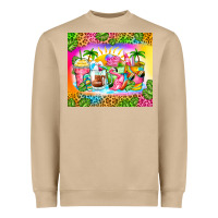 Mushroom summer coffee cups Heavyweight Sweatshirt - Zillion Design Studio