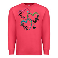 Cardinal faith hope love Premium Sweatshirt - MaliasSmallBusiness