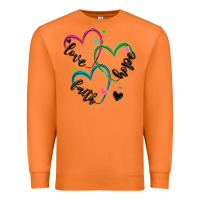Carrot faith hope love Premium Sweatshirt - MaliasSmallBusiness