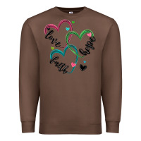 Chestnut faith hope love Premium Sweatshirt - MaliasSmallBusiness