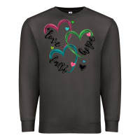 Smoke faith hope love Premium Sweatshirt - MaliasSmallBusiness