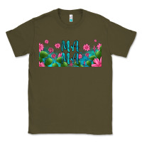 Army Green cactus and flowers mama libbey glass Classic Tee - HRA Design Shop