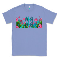 Colony Blue cactus and flowers mama libbey glass Classic Tee - HRA Design Shop