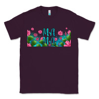 Plum cactus and flowers mama libbey glass Classic Tee - HRA Design Shop