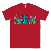 Red cactus and flowers mama libbey glass Classic Tee - HRA Design Shop