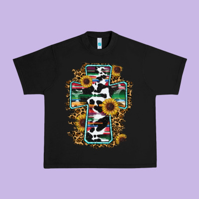 Western Cross Urban Heavy Tee Designed By Ranaportraitstore