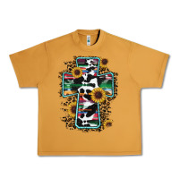Peanut Butter western cross Urban Heavy Tee - RanaPortraitStore