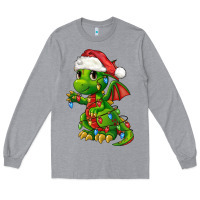 Christmas Cute Dragon Long Sleeve Tee | Teevron
