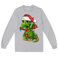 Moon Dust Christmas Cute Dragon Long Sleeve Tee - FaDigitalArtStudio