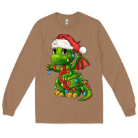 Toasted Coconut Christmas Cute Dragon Long Sleeve Tee - FaDigitalArtStudio