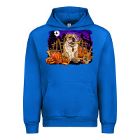 Cobalt Halloween english bulldog Urban Hoodie - RanaPortraitStore