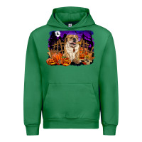 Emerald Halloween english bulldog Urban Hoodie - RanaPortraitStore