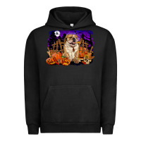 Pigment Black Halloween english bulldog Urban Hoodie - RanaPortraitStore