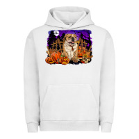 Pigment Lunar Rock Halloween english bulldog Urban Hoodie - RanaPortraitStore