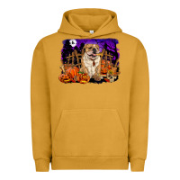 Pigment Peanut Butter Halloween english bulldog Urban Hoodie - RanaPortraitStore