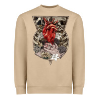 Mushroom Flower Skeleton Heavyweight Sweatshirt - RanaPortraitStore