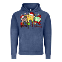 Vintage Denim merry christmas tooth Vintage Hoodie - Zillion Design Studio