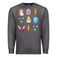 Charcoal Heather easter elementary Premium Sweatshirt - MaliasSmallBusiness