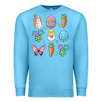 Ocean Blue easter elementary Premium Sweatshirt - MaliasSmallBusiness