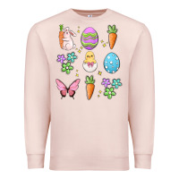 Pale Pink easter elementary Premium Sweatshirt - MaliasSmallBusiness