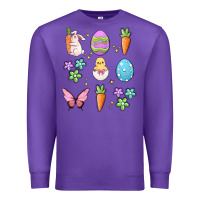 Purple easter elementary Premium Sweatshirt - MaliasSmallBusiness