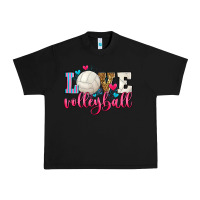 Black love volleyball Urban Heavy Tee - Zillion Design Studio