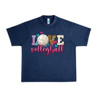 Navy love volleyball Urban Heavy Tee - Zillion Design Studio