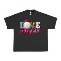 Pigment Black love volleyball Urban Heavy Tee - Zillion Design Studio