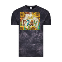 Cloud Black just pray Vintage Tee - BarkalooDesign
