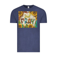 Vintage Denim just pray Vintage Tee - BarkalooDesign