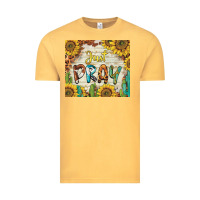 Vintage Mustard just pray Vintage Tee - BarkalooDesign