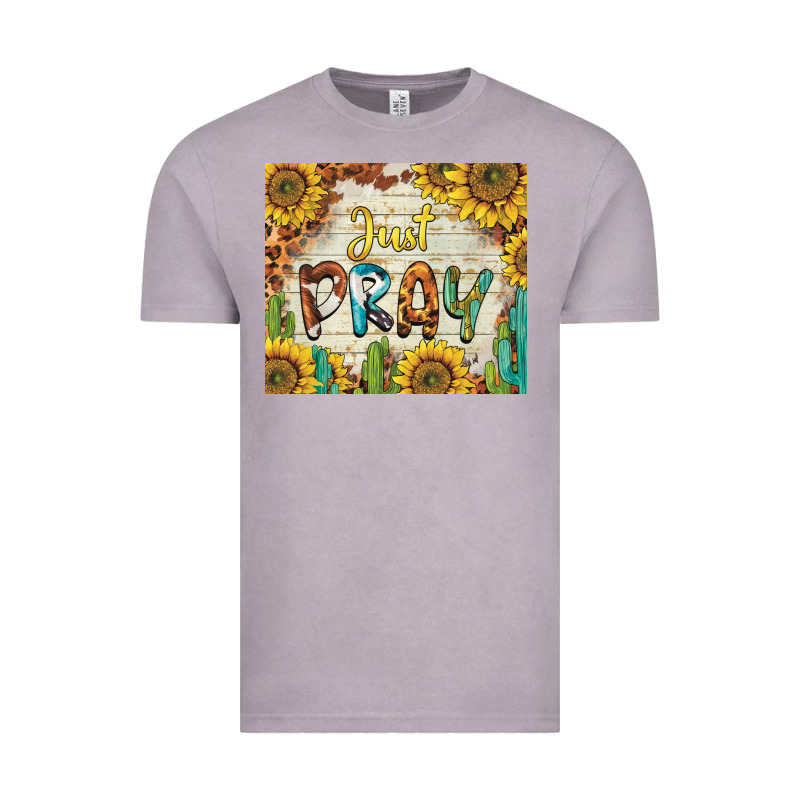 Just Pray Vintage Tee by BarkalooDesign | Teevron