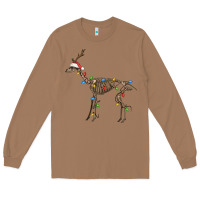 Toasted Coconut christmas deer skeleton Long Sleeve Tee - FaDigitalArtStudio
