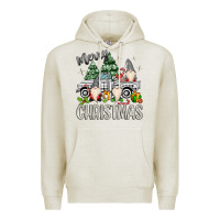 Oatmeal Heather merry christmas gnomes truck Premium Hoodie - MaliasSmallBusiness