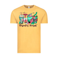 Vintage Mustard respiratory therapist coffee cups Vintage Tee - Zillion Design Studio