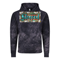 Cloud Black Blessed With Daisy And Leopard Vintage Hoodie - RanaPortraitStore
