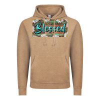 Vintage Coffee Blessed With Daisy And Leopard Vintage Hoodie - RanaPortraitStore