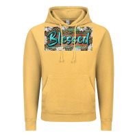 Vintage Mustard Blessed With Daisy And Leopard Vintage Hoodie - RanaPortraitStore